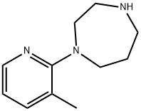 1-(3-METHYL-PYRIDIN-2-YL)-[1,4]DIAZEPANE 구조식 이미지