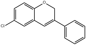 6-chloro-3(2H)-isoflavene Structure