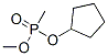 Phosphonic acid, methyl, cyclopentyl methyl ester Structure