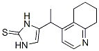 2H-Imidazole-2-thione,  1,3-dihydro-4-[1-(5,6,7,8-tetrahydro-4-quinolinyl)ethyl]- 구조식 이미지