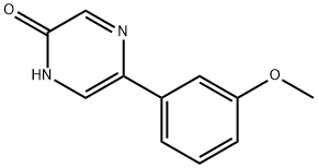 5-(3-METHOXY-PHENYL)-1H-PYRAZIN-2-ONE Structure