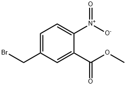 메틸5-브로모메틸-2-니트로-벤조에이트 구조식 이미지