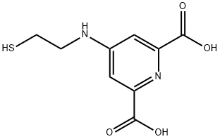 4-(N-(2-메르캅토에틸))아미노피리딘-2,6-디카르복실산 구조식 이미지