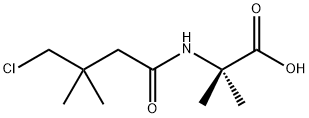 알라닌,N-(4-클로로-3,3-디메틸-1-옥소부틸)-2-메틸- 구조식 이미지