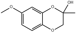 1,4-Benzodioxin-2-ol,  2,3-dihydro-7-methoxy-2-methyl- 구조식 이미지