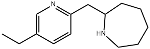 2-[(5-ETHYL-2-PYRIDINYL)METHYL]HEXAHYDRO-1H-AZEPINE Structure