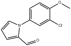 1-(3-CHLORO-4-METHOXYPHENYL)-1H-PYRROLE-2-CARBALDEHYDE Structure