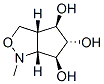 1H-Cyclopentcisoxazole-4,5,6-triol, hexahydro-1-methyl-, 3aR-(3a.alpha.,4.alpha.,5.beta.,6.alpha.,6a.alpha.)- Structure