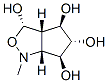 1H-Cyclopentcisoxazole-3,4,5,6-tetrol, hexahydro-1-methyl-, 3S-(3.alpha.,3a.beta.,4.beta.,5.alpha.,6.beta.,6a.beta.)- Structure