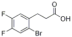 3-(2-broMo-4,5-difluorophenyl)propanoic acid Structure