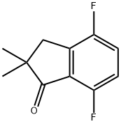 4,7-DIFLUORO-2,3-DIHYDRO-2,2-DIMETHYL-1H-INDEN-1-ONE Structure