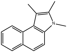 1,2,3-Trimetyl-1H-benzo[e]indole 구조식 이미지