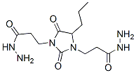2,4-dioxo-5-propylimidazolidine-1,3-di(propionohydrazide)  Structure