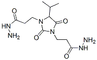 4-isopropyl-2,5-dioxoimidazolidine-1,3-di(propionohydrazide) Structure