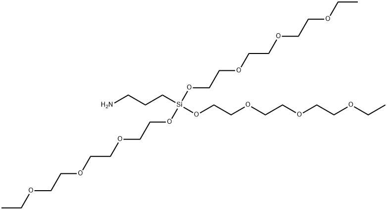 13,13-bis[2-[2-(2-ethoxyethoxy)ethoxy]ethoxy]-3,6,9,12-tetraoxo-13-silahexadecan-16-amine Structure