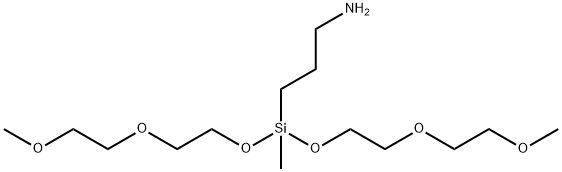 9-[2-(2-methoxyethoxy)ethoxy]-9-methyl-2,5,8-trioxa-9-siladodecan-12-amine 구조식 이미지