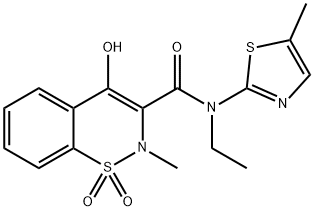 Amido Ethyl Meloxicam (Meloxicam Impurity) Structure