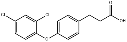 3-(4-(2,4-DICHLOROPHENOXY)PHENYL)PROPANOIC ACID Structure