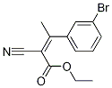 2-Butenoic acid, 3-(3-broMophenyl)-2-cyano-, ethyl ester Structure