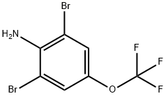 2,6-дибром-4-(трифторметокси) анилин структурированное изображение