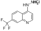 4-HYDRAZINO-7-TRIFLUOROMETHYLQUINOLINE HYDROCHLORIDE Structure