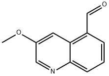 3-Methoxyquinoline-5-carboxaldehyde Structure