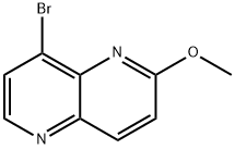 8-브로모-2-메톡시-1,5-나프티리딘 구조식 이미지