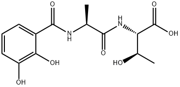 (2,3-dihydroxybenzoyl)-L-alanyl-L-threonine Structure