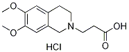 3-(6,7-Dimethoxy-3,4-dihydro-1H-isoquinolin-2-yl)-propionic acid hydrochloride Structure