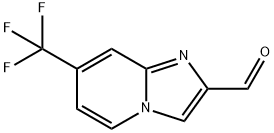 IMidazo[1,2-a]pyridine-2-carboxaldehyde, 7-(trifluoroMethyl)- Structure