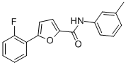 5-(2-FLUOROPHENYL)-N-(3-METHYLPHENYL)-2-FURANCARBOXAMIDE Structure