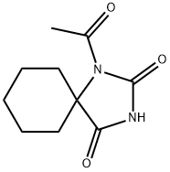 1-Acetyl-1,3-diazaspiro[4.5]decane-2,4-dione Structure