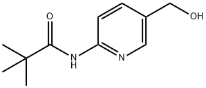 N-(5-HYDROXYMETHYL-PYRIDIN-2-YL)-2,2-DIMETHYL-PROPIONAMIDE 구조식 이미지