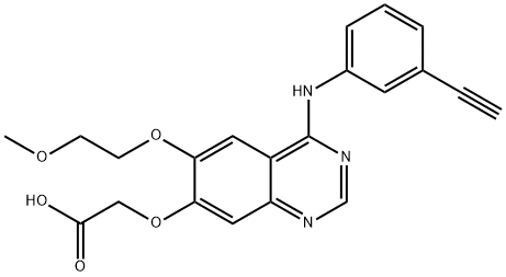 DesMethyl Erlotinib Carboxylate Acid Structure