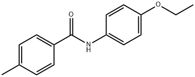 N-(4-Ethoxyphenyl)-4-MethylbenzaMide, 97% 구조식 이미지