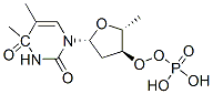 O(4)-methylthymidine monophosphate Structure