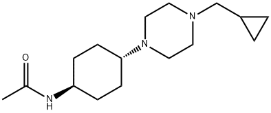 N-((1r,4r)-4-(4-(cyclopropylMethyl)piperazin-1-yl)cyclohexyl)acetaMide Structure