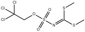 S,S-DIMETHYL N-(2,2,2-TRICHLOROETHOXYSULFONYL)-CARBONIMIDODITHIONATE, 97% Structure