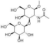N-ACETYL-3-O-B-D-GALACTOPYRANOSYL-B-D-GA Structure