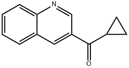 cyclopropyl(3-quinolinyl)methanone Structure