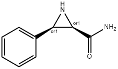 2-Aziridinecarboxamide,3-phenyl-,cis-(9CI) Structure