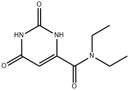 4-PyriMidinecarboxaMide, N,N-diethyl-1,2,3,6-tetrahydro-2,6-dioxo- Structure