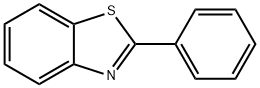 2-Phenylbenzothiazole 구조식 이미지