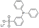Benzenesulfonic acid,3-(diphenylphosphino)-,lithium salt Structure