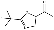 Ethanone, 1-[2-(1,1-dimethylethyl)-4,5-dihydro-5-oxazolyl]- (9CI) Structure