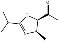 Ethanone, 1-[4,5-dihydro-4-methyl-2-(1-methylethyl)-5-oxazolyl]-, cis- (9CI) Structure