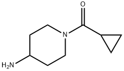 1-(시클로프로필카르보닐)-4-피페리딘아민(SALTDATA:HCl) 구조식 이미지