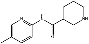 PIPERIDINE-3-CARBOXYLIC ACID (5-METHYL-PYRIDIN-2-YL)-AMIDE 구조식 이미지
