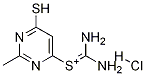 4-mercapto-2-methylpyrimidin-6-ylthiouronium hydrochloride 구조식 이미지