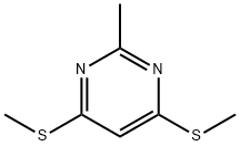 2-methyl-4,6-bismethylthiopyrimidine 구조식 이미지